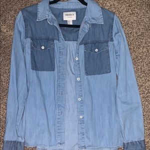 Jean shirt from Forever21